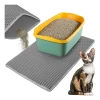 Килимок для туалету для котів Purlov 75x55 см Grey (5900779964921)