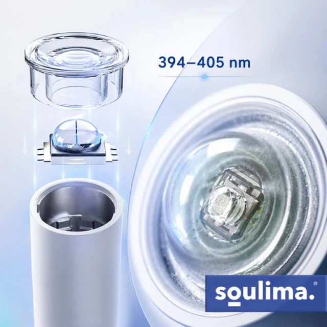 Лампа Soulima UV LED портативна 3 Вт USB-C з тримачем (5900779964938)