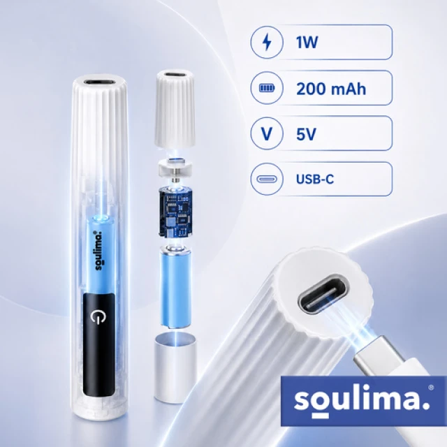 Лампа Soulima UV LED портативна 3 Вт USB-C з тримачем (5900779964938)