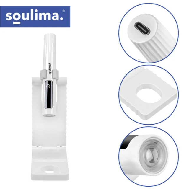 Лампа Soulima UV LED портативна 3 Вт USB-C з тримачем (5900779964938)