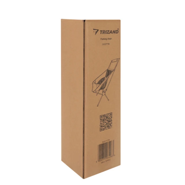Рибальське крісло Trizand 41x52x86 см складне з чохлом Black (5900779964983)
