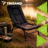 Рибальське крісло Trizand складне регульоване з підлокітниками та спинкою (5900779964990)