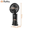 Портативний вентилятор ручний Ruhhy 2400 мАг USB-C Black (5900779965010)