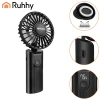 Портативний вентилятор ручний Ruhhy 2400 мАг USB-C Black (5900779965010)