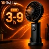 Портативний вентилятор ручний Ruhhy 2400 мАг USB-C Black (5900779965010)