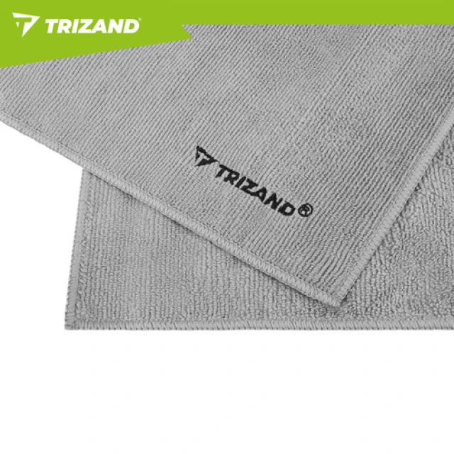 Рушник швидковисихаючий Trizand 120x60 см з мікрофібри Grey (5900779965034)