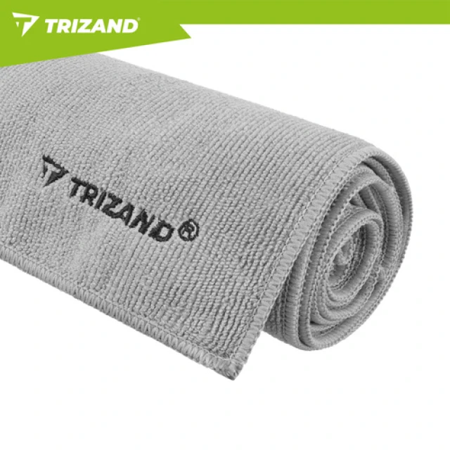 Рушник швидковисихаючий Trizand 120x60 см з мікрофібри Grey (5900779965034)