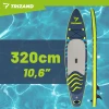 SUP-доска Trizand 320 см надувная с веслом насосом и рюкзаком 150 кг (5900779965065)