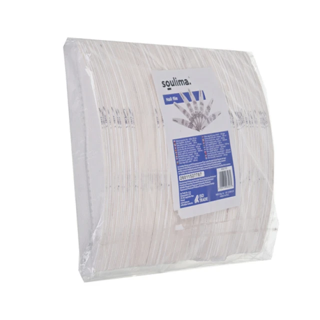 Пилочки для нігтів Soulima Slim 100/180 100 шт (5900779965072)