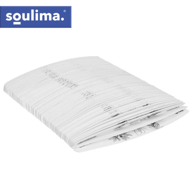 Пилочки для нігтів Soulima Slim 100/180 100 шт (5900779965072)