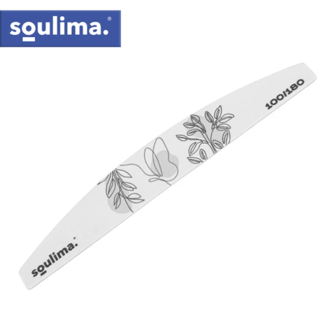 Пилочки для нігтів Soulima Slim 100/180 100 шт (5900779965072)