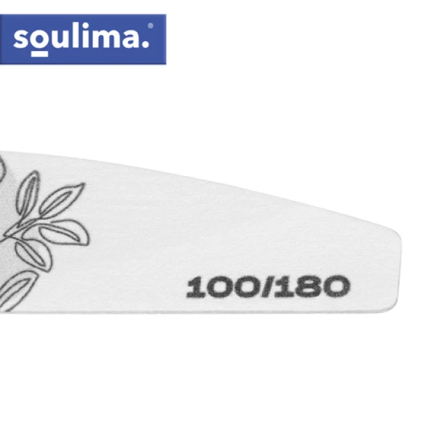 Пилочки для нігтів Soulima Slim 100/180 100 шт (5900779965072)
