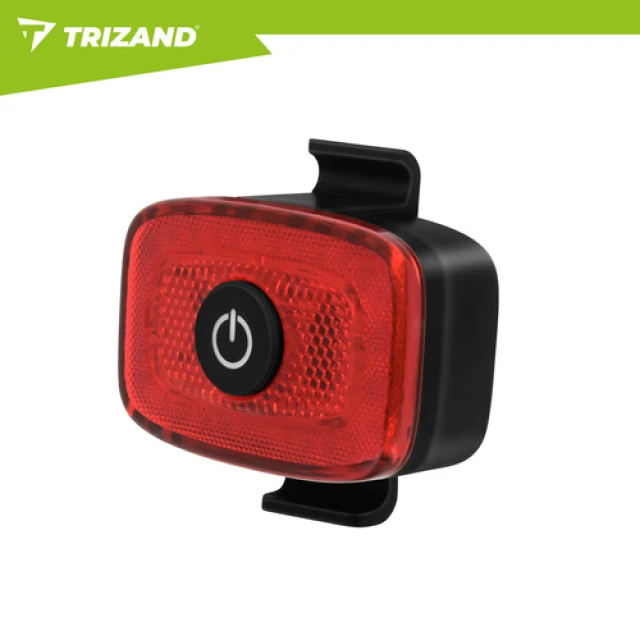 Ліхтар велосипедний Trizand LED 1300 лм передній + задній USB-C 5200 мАч (5900779965164)