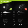 Ліхтар велосипедний Trizand LED 1000 лм передній + задній USB-C 4800 мАч (5900779965171)