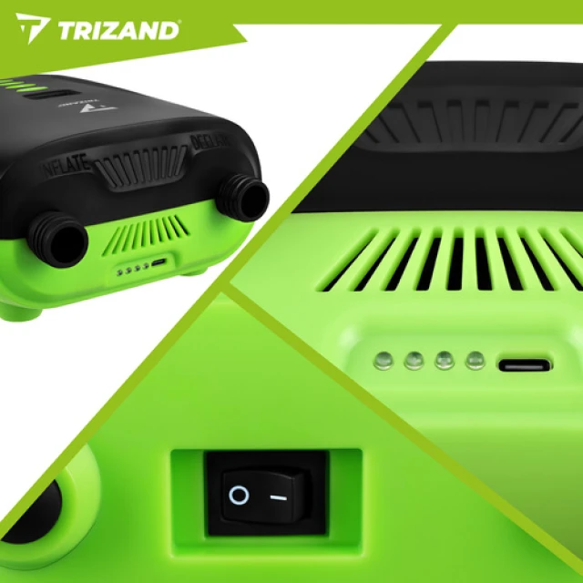 Насос акумуляторний Trizand для SUP-дошки 20 PSI USB-C 4000 мАч (5900779965416)