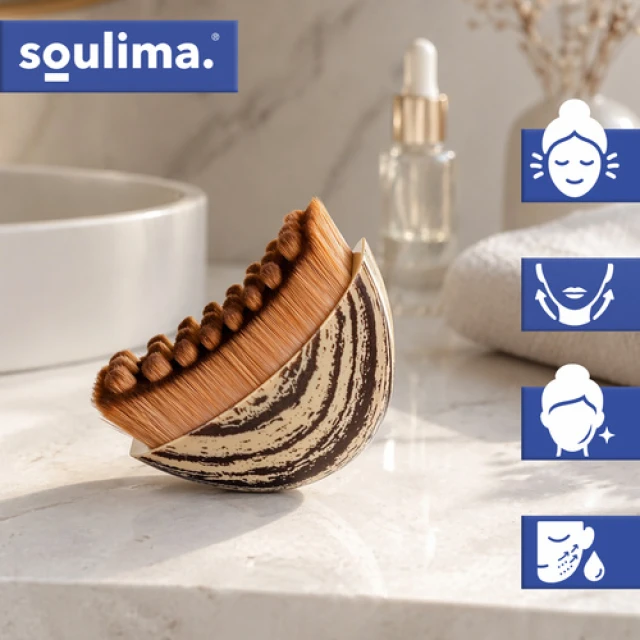 Щетка для массажа лица и шеи Soulima (5900779965430)