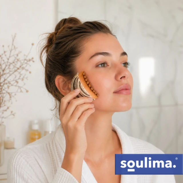 Щетка для массажа лица и шеи Soulima (5900779965430)