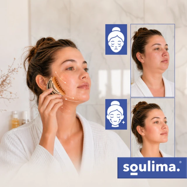 Щетка для массажа лица и шеи Soulima (5900779965430)