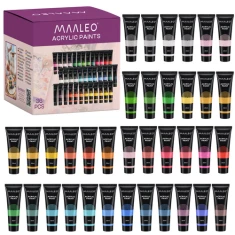 Набір акрилових фарб Maaleo 36 шт x 20 мл (5900779965560)