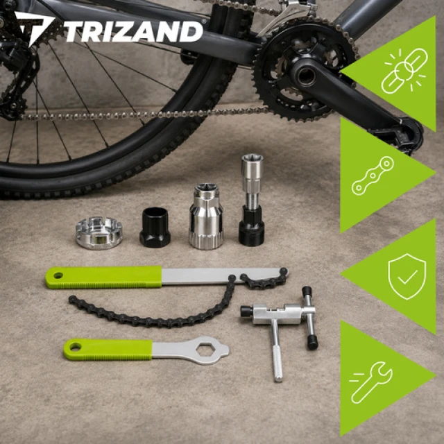 Набор для ремонта велосипеда Trizand 7 предметов (5900779965614)