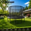 Батут садовий Trizand HQ 366 см з сіткою і драбиною 150 кг (5900779965621)