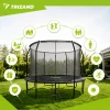 Батут садовий Trizand HQ 366 см з сіткою і драбиною 150 кг (5900779965621)