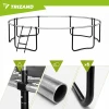 Батут садовий Trizand HQ 366 см з сіткою і драбиною 150 кг (5900779965621)