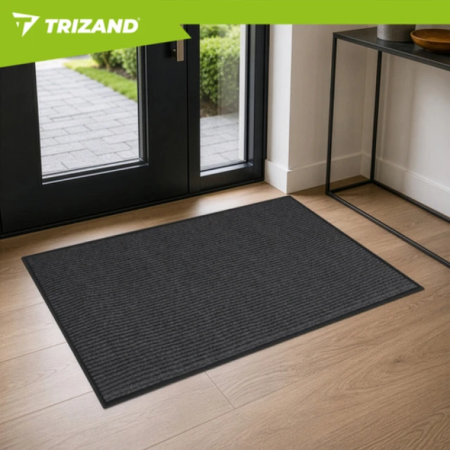 Килимок придверний Trizand 80x120 см з протиковзною основою (5900779965638)