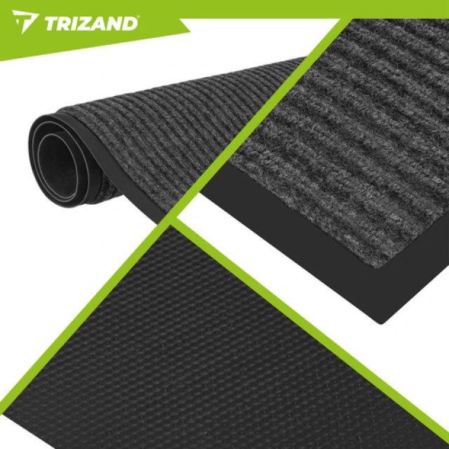 Килимок придверний Trizand 80x120 см з протиковзною основою (5900779965638)