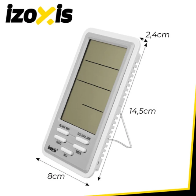 Метеостанція Izoxis 14,5x8x2,4 см (5900779965683)