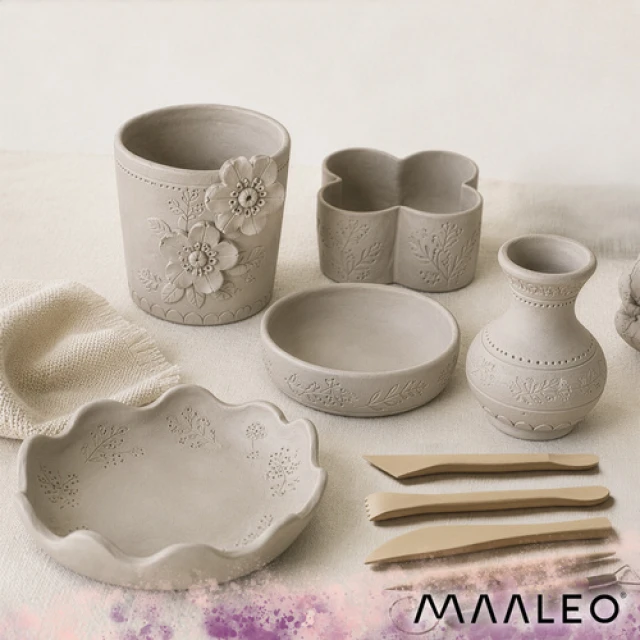 Набір для ліплення з глини Maaleo 30 предметів (5900779965713)