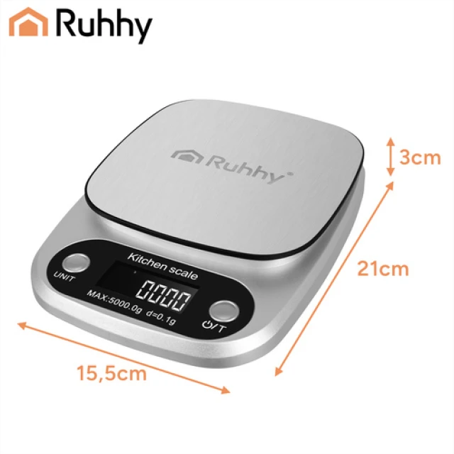 Весы кухонные Ruhhy 5 кг (5900779965799)