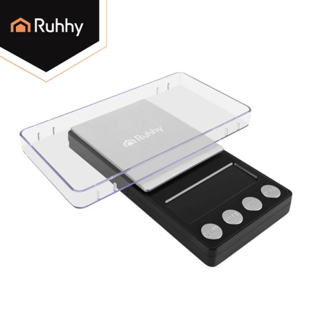 Ваги кишенькові Ruhhy 500 г x 0,01 г Black (5900779965805)