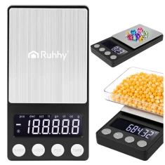 Ваги кишенькові Ruhhy 500 г x 0,01 г Black (5900779965805)