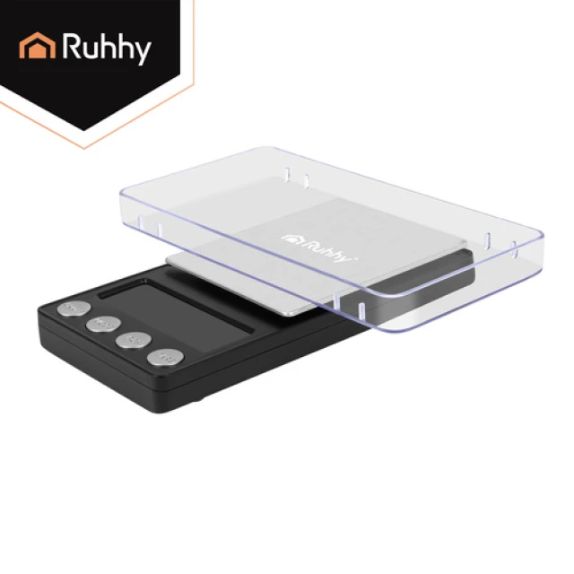 Ваги кишенькові Ruhhy 500 г x 0,01 г Black (5900779965805)
