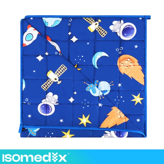Обважнена ковдра Isomedix 100x150 см 3 кг Blue (5900779965836)