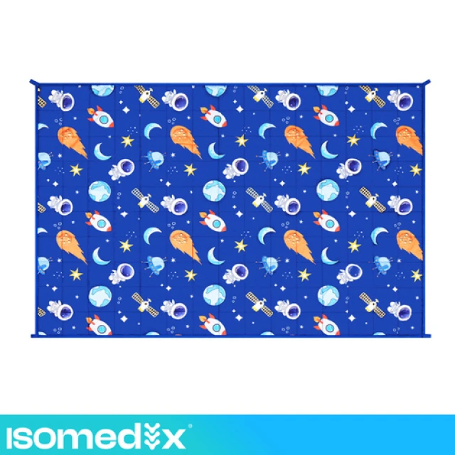 Обважнена ковдра Isomedix 100x150 см 3 кг Blue (5900779965836)