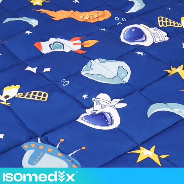 Обважнена ковдра Isomedix 100x150 см 3 кг Blue (5900779965836)