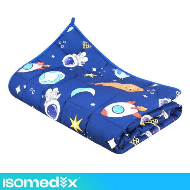 Обважнена ковдра Isomedix 100x150 см 3 кг Blue (5900779965836)