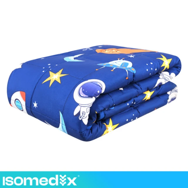 Обважнена ковдра Isomedix 100x150 см 3 кг Blue (5900779965836)