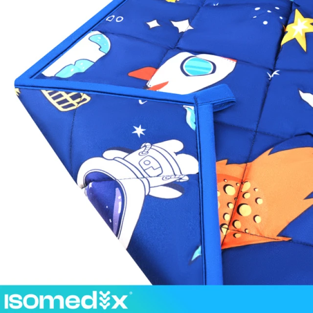 Обважнена ковдра Isomedix 100x150 см 3 кг Blue (5900779965836)
