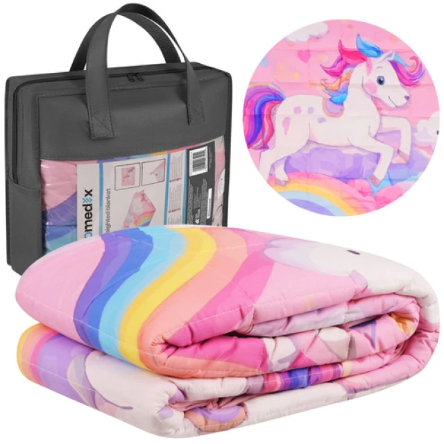 Обважнена ковдра Isomedix 100x150 см 3 кг Pink (5900779965843)