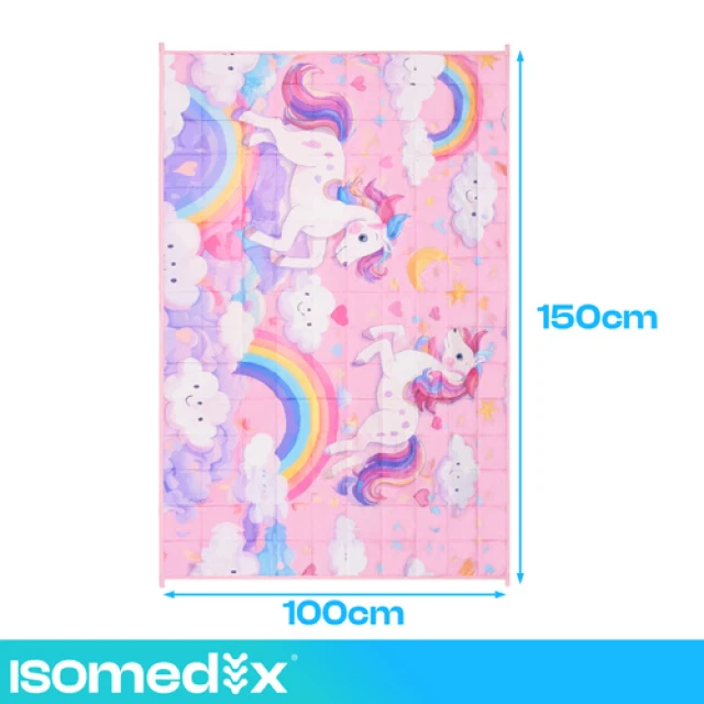 Обважнена ковдра Isomedix 100x150 см 3 кг Pink (5900779965843)