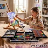 Набір для малювання Астронавт Maaleo 144 предмети у валізі (5900779965911)
