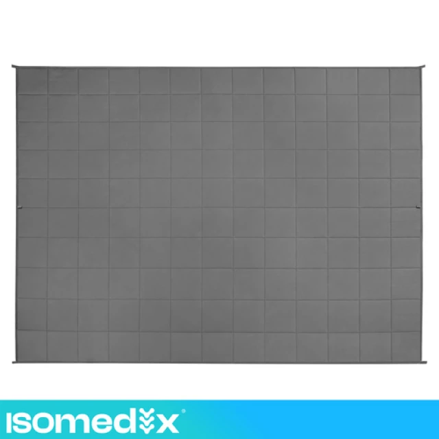 Обважнена ковдра Isomedix 200x150 см 7 кг Gray (5900779965935)