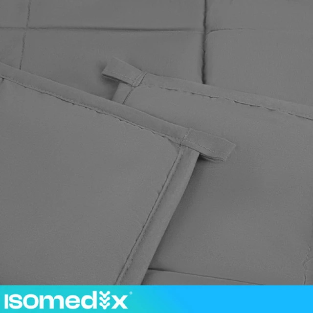 Обважнена ковдра Isomedix 200x150 см 7 кг Gray (5900779965935)