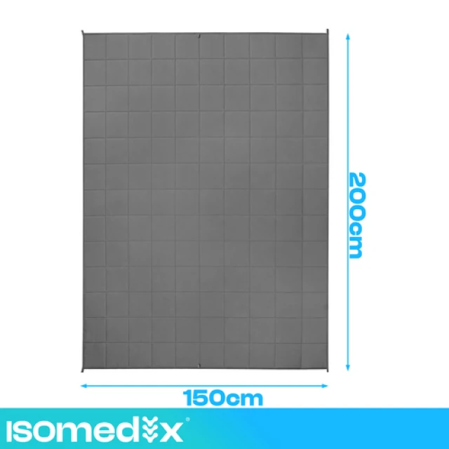 Обважнена ковдра Isomedix 200x150 см 7 кг Gray (5900779965935)