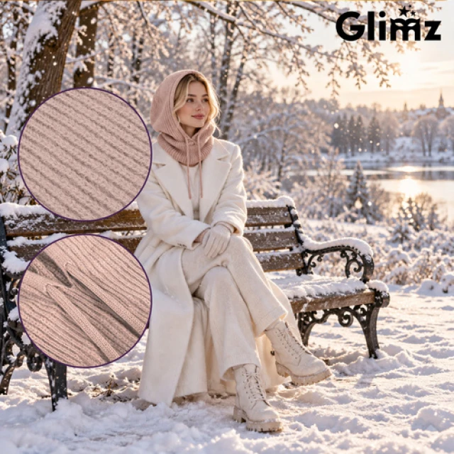 Шапка-комір зимова Glimz Beige (5900779965980)