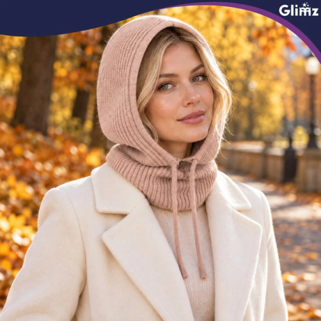 Шапка-комір зимова Glimz Beige (5900779965980)