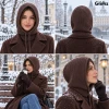 Шапка-воротник зимняя Glimz Brown (5900779965997)